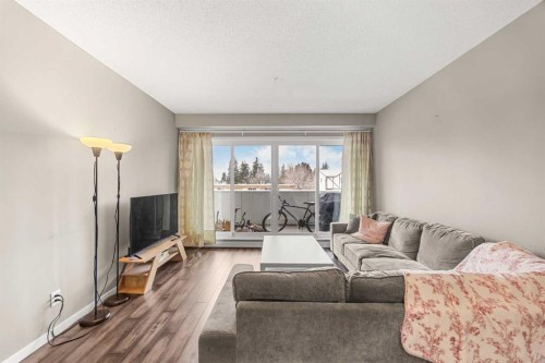 208-4818 Varsity Drive Nw, Calgary, AB - Indoor Photo Showing Living Room