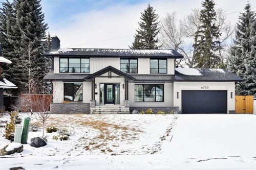 6755 Livingstone Drive Sw, Calgary, AB - Outdoor With Facade