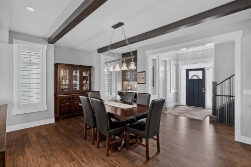 616 Coopers Crescent Sw, Airdrie, AB - Indoor Photo Showing Dining Room