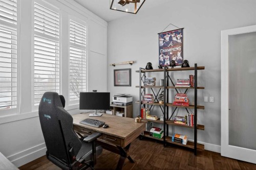 616 Coopers Crescent Sw, Airdrie, AB - Indoor Photo Showing Office