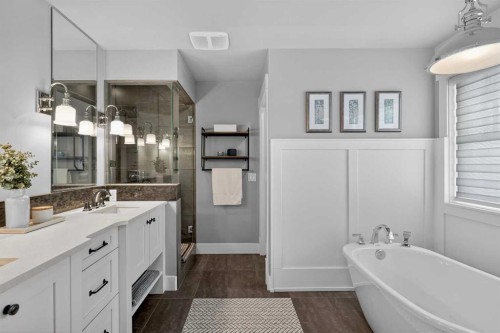 616 Coopers Crescent Sw, Airdrie, AB - Indoor Photo Showing Bathroom