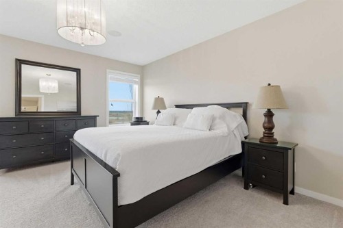 52 Walden Green Se, Calgary, AB - Indoor Photo Showing Bedroom