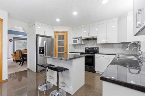 83 Coral Springs Grove Ne, Calgary, AB - Indoor Photo Showing Kitchen With Double Sink With Upgraded Kitchen