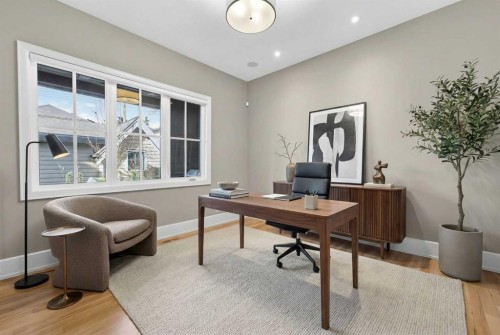 4215 16A Street Sw, Calgary, AB - Indoor Photo Showing Office