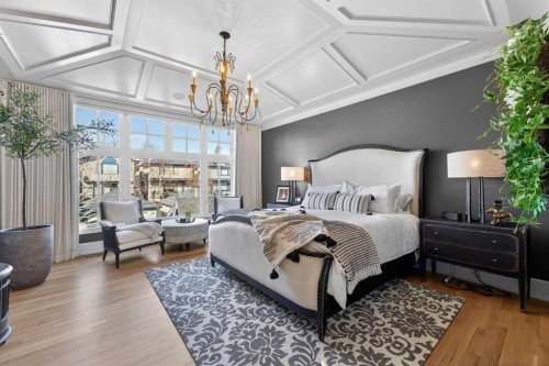 4215 16A Street Sw, Calgary, AB - Indoor Photo Showing Bedroom