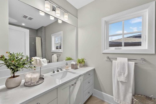 4215 16A Street Sw, Calgary, AB - Indoor Photo Showing Bathroom