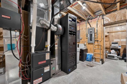 4215 16A Street Sw, Calgary, AB - Indoor Photo Showing Basement