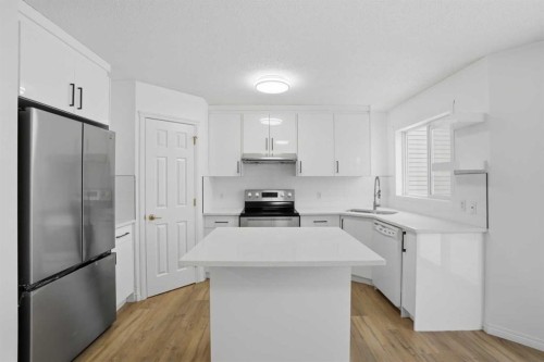 137 Taravista Crescent Ne, Calgary, AB - Indoor Photo Showing Kitchen With Stainless Steel Kitchen With Upgraded Kitchen