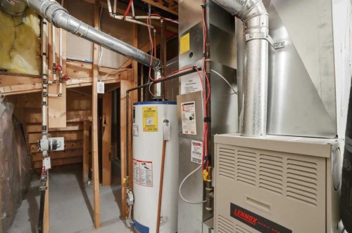 137 Taravista Crescent Ne, Calgary, AB - Indoor Photo Showing Basement
