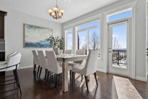 122 Springbluff Boulevard Sw, Calgary, AB - Indoor Photo Showing Dining Room