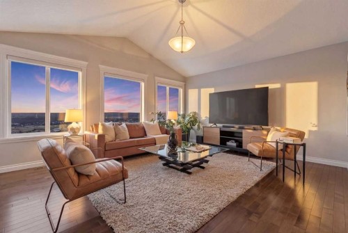 122 Springbluff Boulevard Sw, Calgary, AB - Indoor Photo Showing Living Room