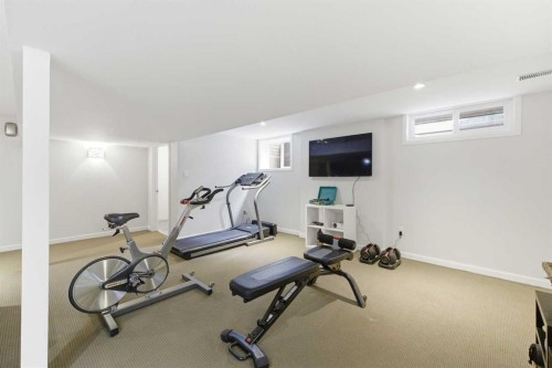 12 Varsville Place Nw, Calgary, AB - Indoor Photo Showing Gym Room