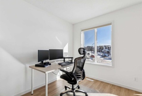 150 Lucas Close Nw, Calgary, AB - Indoor Photo Showing Office