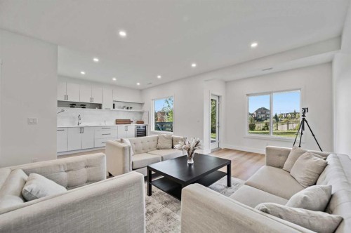 13 Cranbrook Cove Se, Calgary, AB - Indoor Photo Showing Living Room