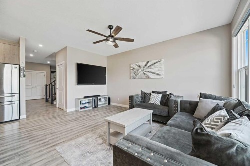 13 Cranbrook Cove Se, Calgary, AB - Indoor Photo Showing Living Room