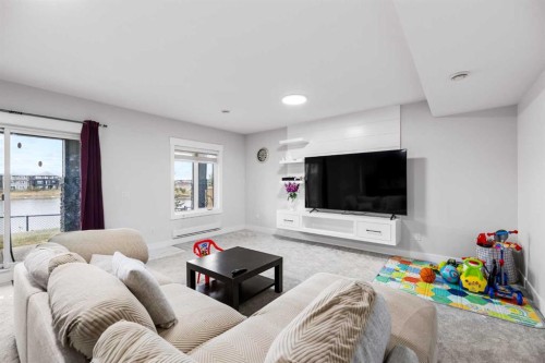 45 Waterford Terrace, Chestermere, AB - Indoor Photo Showing Living Room