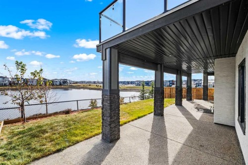 45 Waterford Terrace, Chestermere, AB - Outdoor With Body Of Water With Deck Patio Veranda