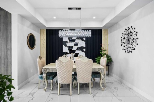 45 Waterford Terrace, Chestermere, AB - Indoor Photo Showing Dining Room