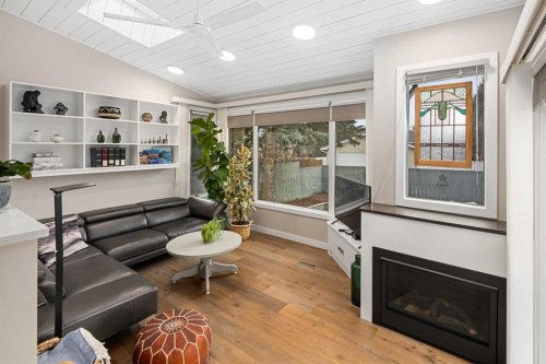 5689 Brenner Crescent Nw, Calgary, AB - Indoor Photo Showing Other Room With Fireplace