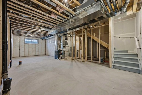 1047 Bayview Crescent, Airdrie, AB - Indoor Photo Showing Basement