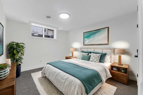 18 South Shore Road, Chestermere, AB - Indoor Photo Showing Bedroom