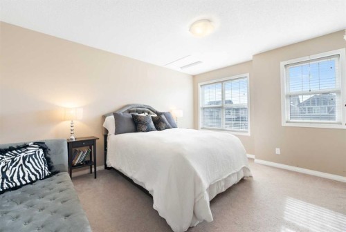 100 Evansborough Common Nw, Calgary, AB - Indoor Photo Showing Bedroom