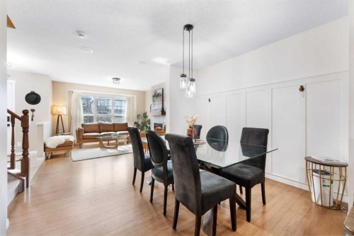 100 Evansborough Common Nw, Calgary, AB - Indoor Photo Showing Dining Room