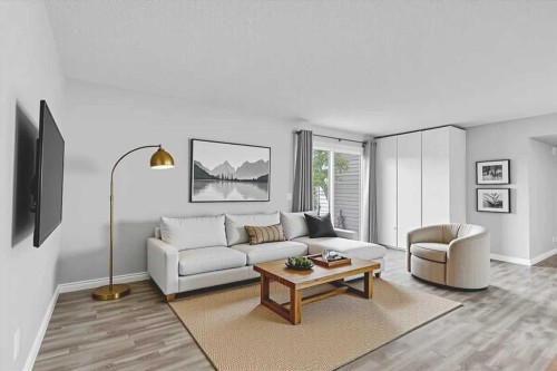 1101-1540 29 Street Nw, Calgary, AB - Indoor Photo Showing Living Room