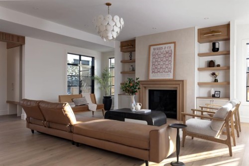 2945 Toronto Crescent Nw, Calgary, AB - Indoor Photo Showing Living Room With Fireplace