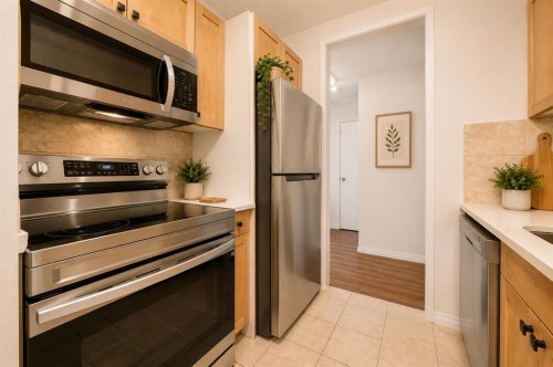 101-2111 14 Street, Calgary, AB - Indoor Photo Showing Kitchen