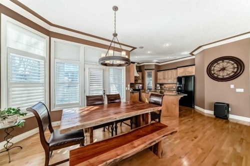 33 Evergreen Common Sw, Calgary, AB - Indoor Photo Showing Dining Room
