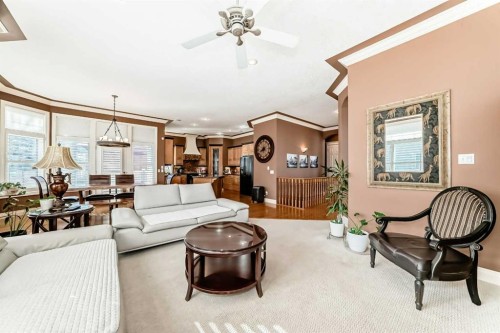 33 Evergreen Common Sw, Calgary, AB - Indoor Photo Showing Living Room
