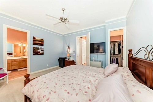 33 Evergreen Common Sw, Calgary, AB - Indoor Photo Showing Bedroom