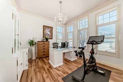 33 Evergreen Common Sw, Calgary, AB - Indoor Photo Showing Gym Room