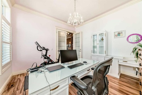 33 Evergreen Common Sw, Calgary, AB - Indoor Photo Showing Office