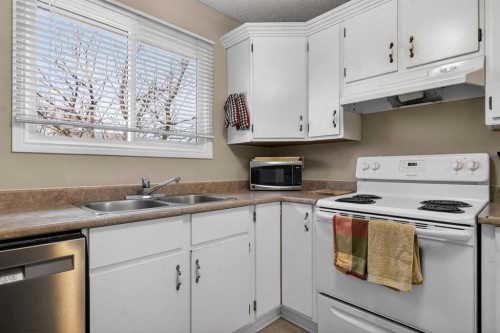 27 Bedford Road Ne, Calgary, AB - Indoor Photo Showing Kitchen With Double Sink