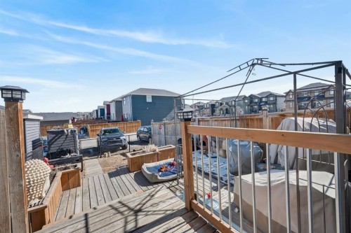 203 Fireside Parkway, Cochrane, AB - Outdoor With Deck Patio Veranda