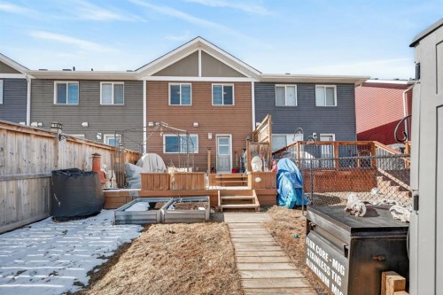 203 Fireside Parkway, Cochrane, AB - Outdoor With Deck Patio Veranda With Exterior