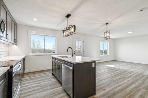 26A Poplar Ridge Close, Didsbury, AB - Indoor Photo Showing Kitchen With Upgraded Kitchen