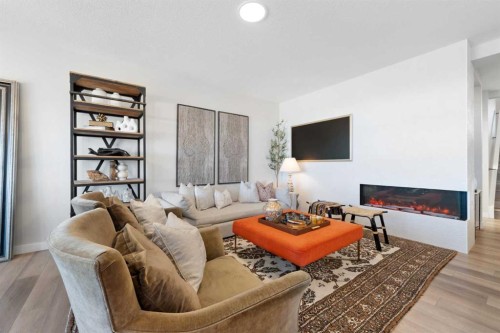 292 Legacy Reach Circle Se, Calgary, AB - Indoor Photo Showing Living Room