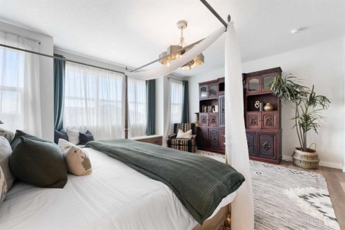292 Legacy Reach Circle Se, Calgary, AB - Indoor Photo Showing Bedroom