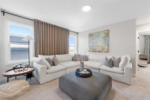 292 Legacy Reach Circle Se, Calgary, AB - Indoor Photo Showing Living Room