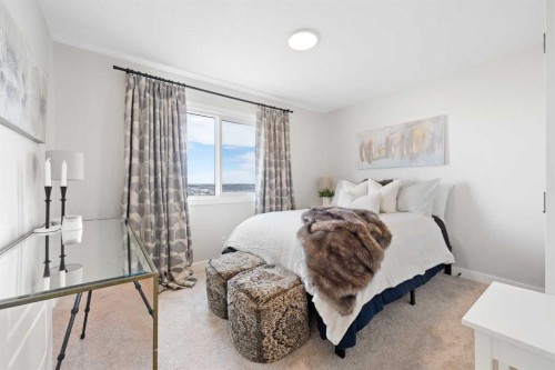 292 Legacy Reach Circle Se, Calgary, AB - Indoor Photo Showing Bedroom