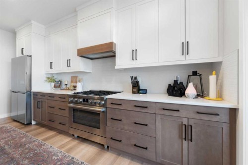 292 Legacy Reach Circle Se, Calgary, AB - Indoor Photo Showing Kitchen With Upgraded Kitchen