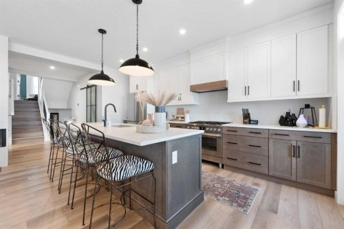 292 Legacy Reach Circle Se, Calgary, AB - Indoor Photo Showing Kitchen With Upgraded Kitchen