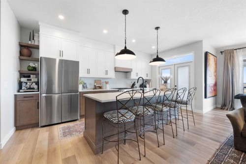292 Legacy Reach Circle Se, Calgary, AB - Indoor Photo Showing Kitchen With Upgraded Kitchen