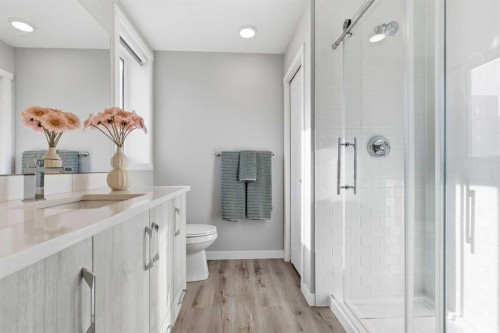 301-71 Shawnee Common Sw, Calgary, AB - Indoor Photo Showing Bathroom