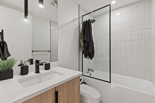 809 Drury Avenue Ne, Calgary, AB - Indoor Photo Showing Bathroom