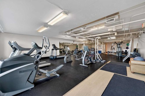 10-169 Rockyledge View Nw, Calgary, AB - Indoor Photo Showing Gym Room