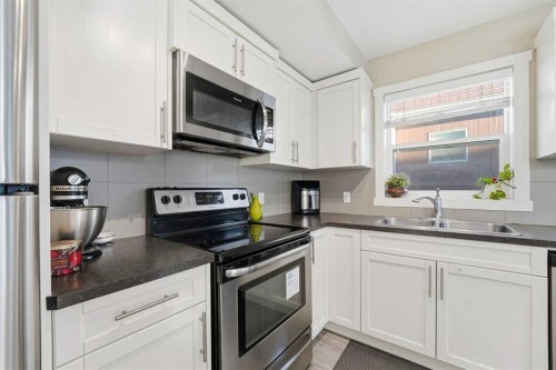 427 Redstone View Ne, Calgary, AB - Indoor Photo Showing Kitchen With Stainless Steel Kitchen With Double Sink